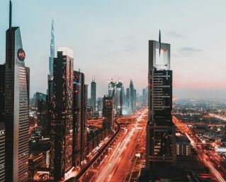 Time-lapse Photography of Passing Vehicles on City Roads